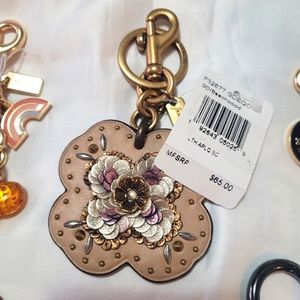 Coach Tea Rose Bag Charm